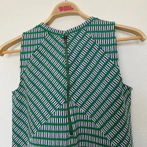 Anthropologie Maeve Dress A-Line Back Zip Sleeveless Jacquard Knit Women Medium - Picture 11 of 16